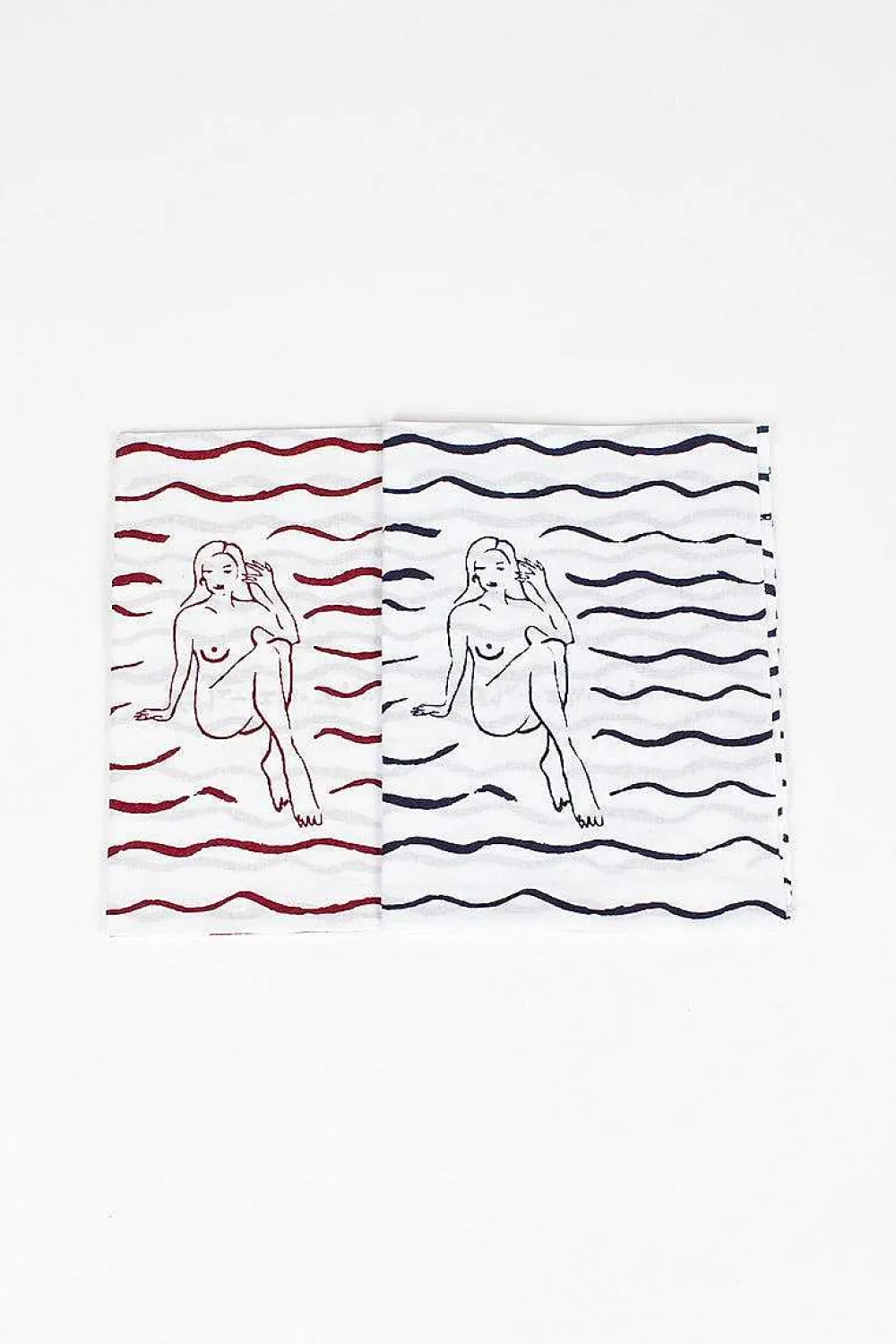 VISVIM Tenugui Towel 2 Pack Blue/Red| Scarves & Gloves