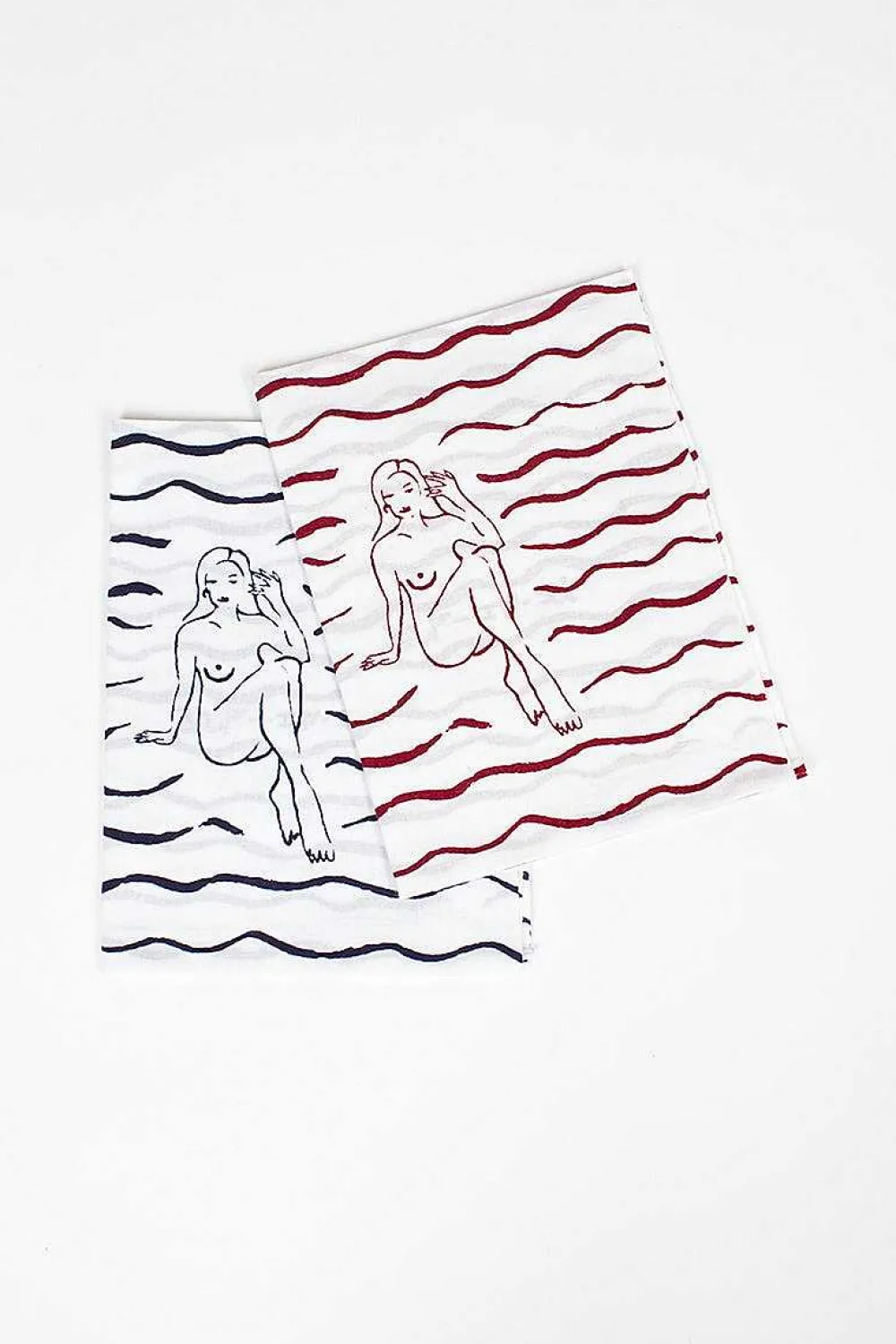 VISVIM Tenugui Towel 2 Pack Blue/Red| Scarves & Gloves