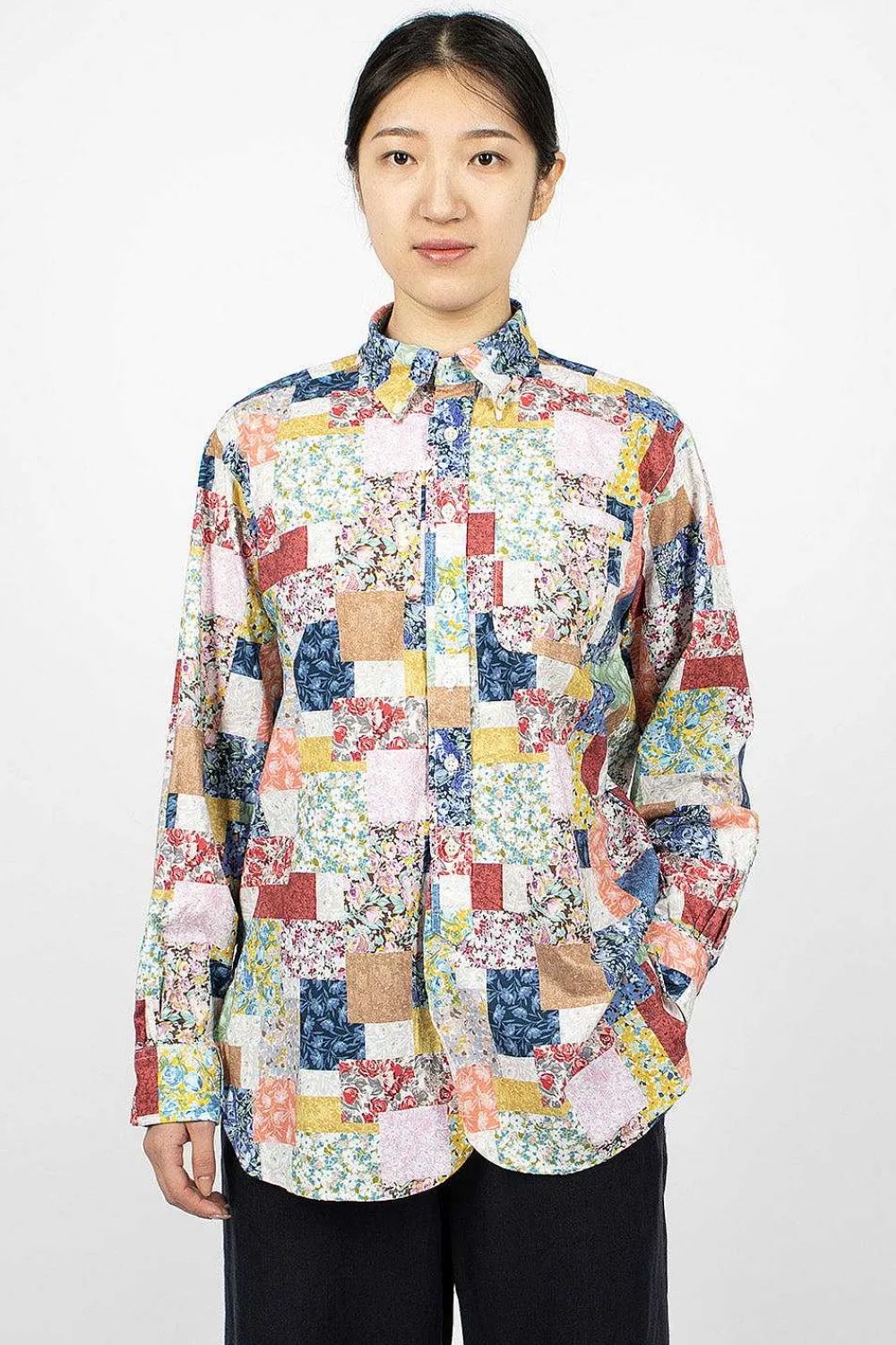 Engineered Garments FWK 19Th Century Shirt Multi Floral Patchwork| Shirts