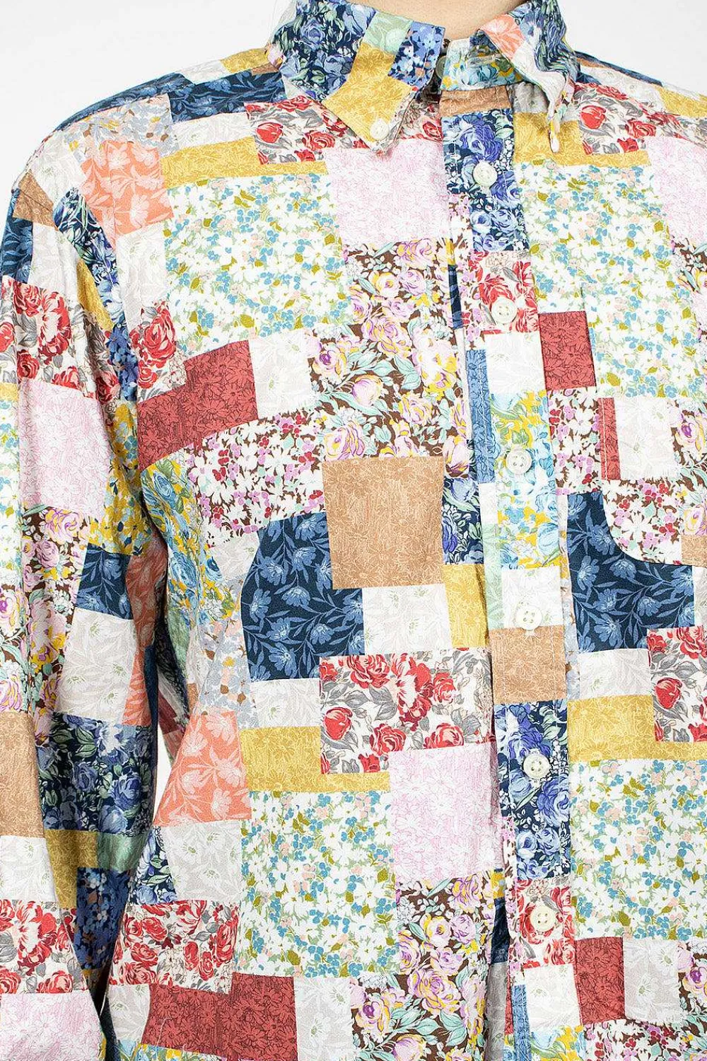 Engineered Garments FWK 19Th Century Shirt Multi Floral Patchwork| Shirts