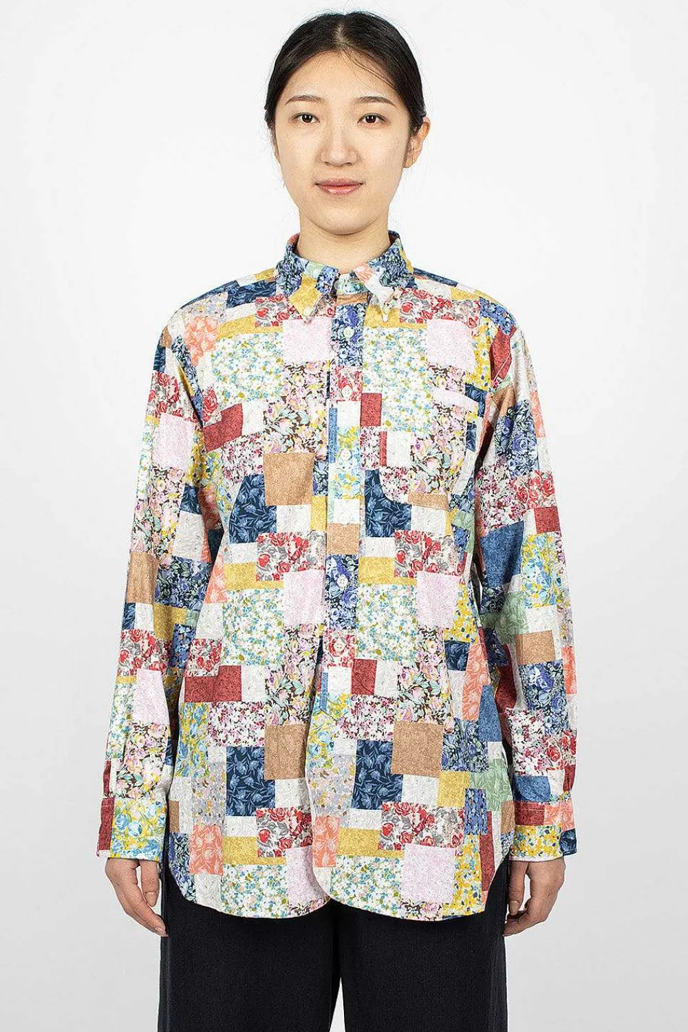 Engineered Garments FWK 19Th Century Shirt Multi Floral Patchwork| Shirts