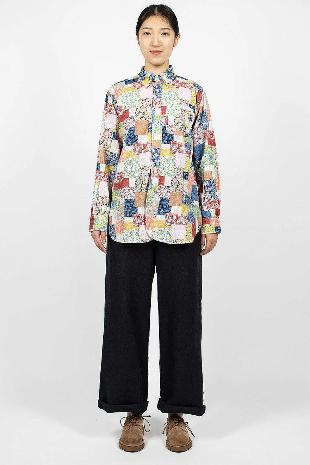 Engineered Garments FWK 19Th Century Shirt Multi Floral Patchwork| Shirts