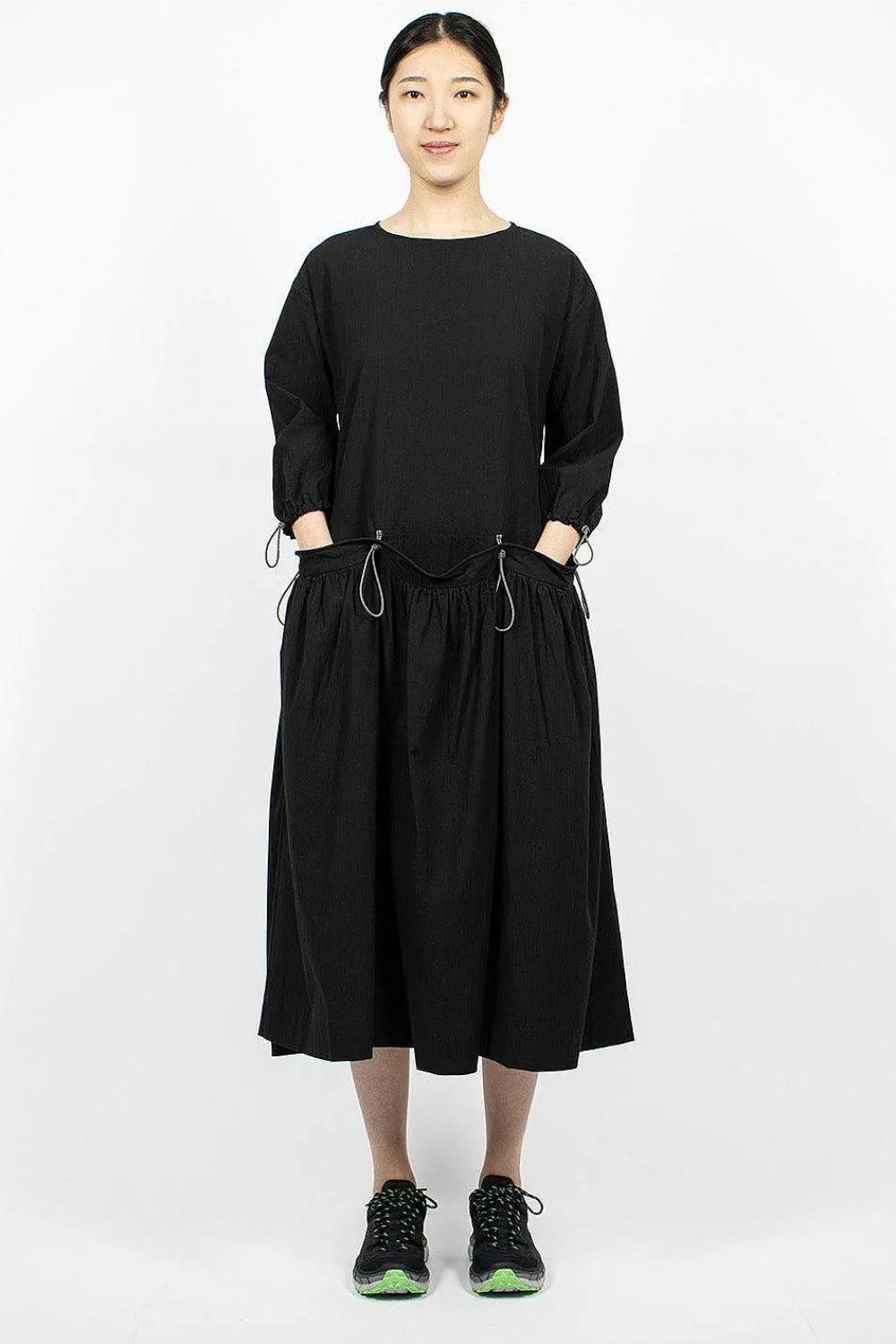 Toogood The Roper Dress Crinkled Cotton Flint| Dresses