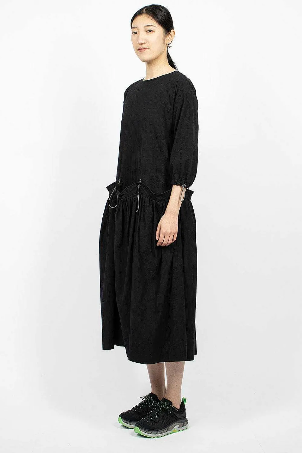 Toogood The Roper Dress Crinkled Cotton Flint| Dresses