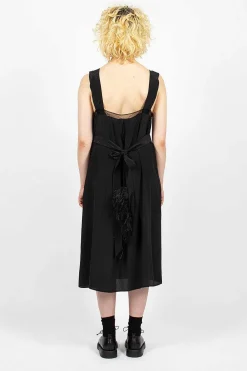 Simone Rocha Tie Slip Dress Black| Dresses