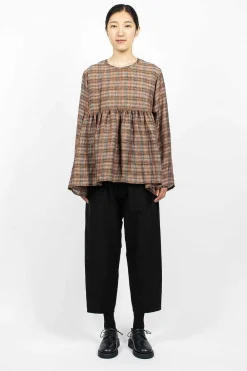 Vlas Blomme Tie Waist Trouser Black| Trousers