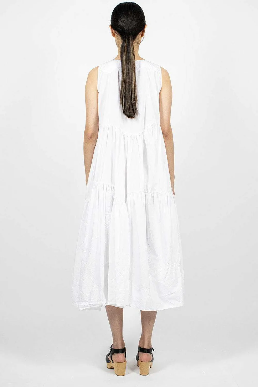Daniela Gregis Tiered Dress White| Dresses
