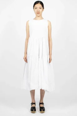 Daniela Gregis Tiered Dress White| Dresses