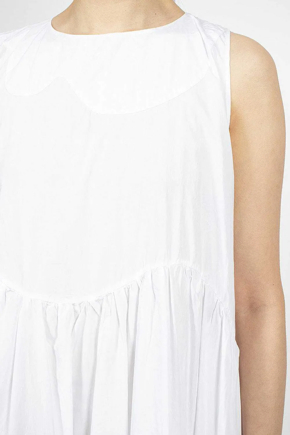Daniela Gregis Tiered Dress White| Dresses
