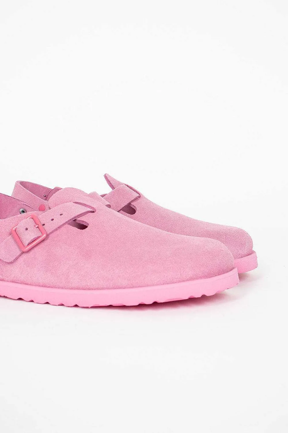 Birkenstock Tokio Suede Clog Azalea| Shoes