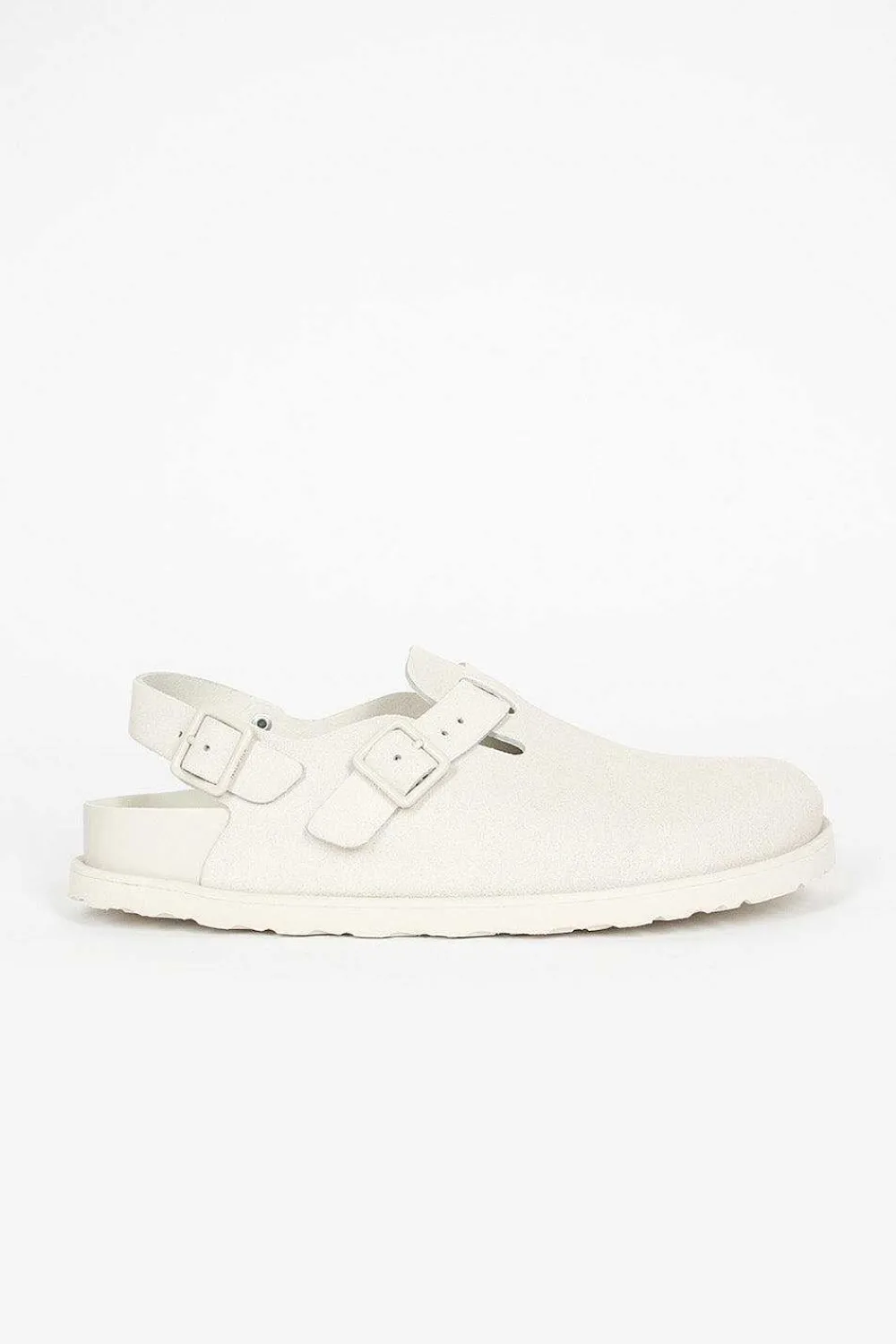Birkenstock Tokio Suede Clog Bone| Shoes
