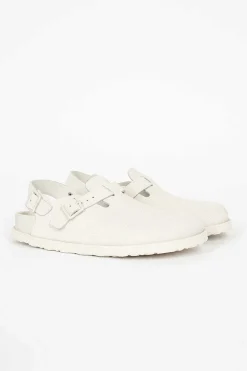 Birkenstock Tokio Suede Clog Bone| Shoes