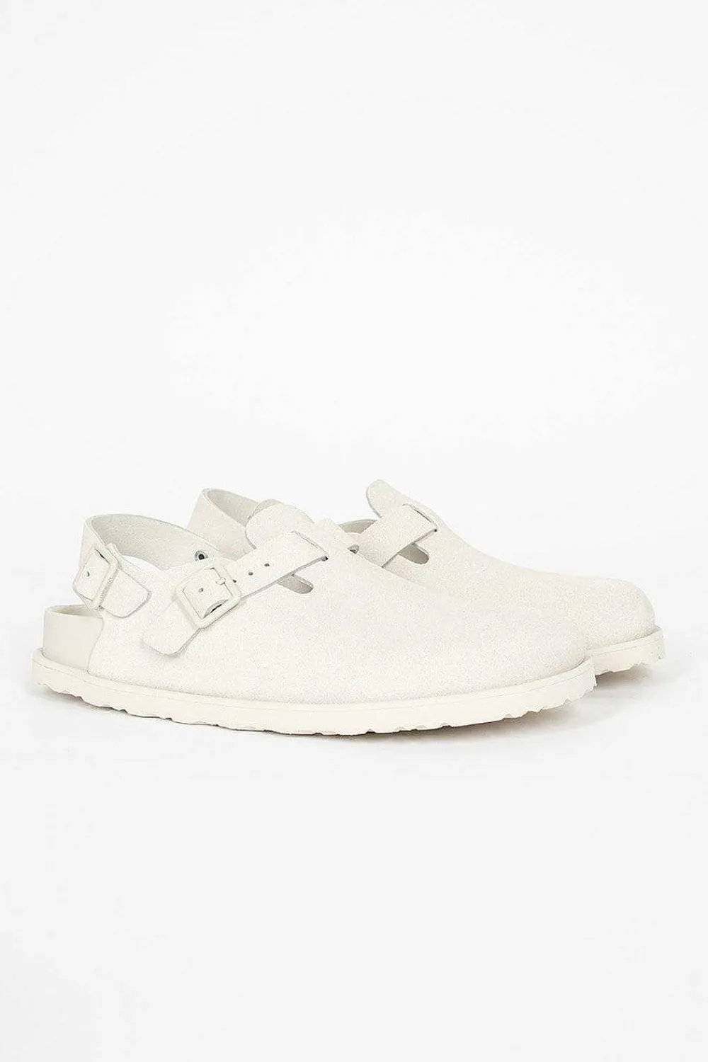 Birkenstock Tokio Suede Clog Bone| Shoes