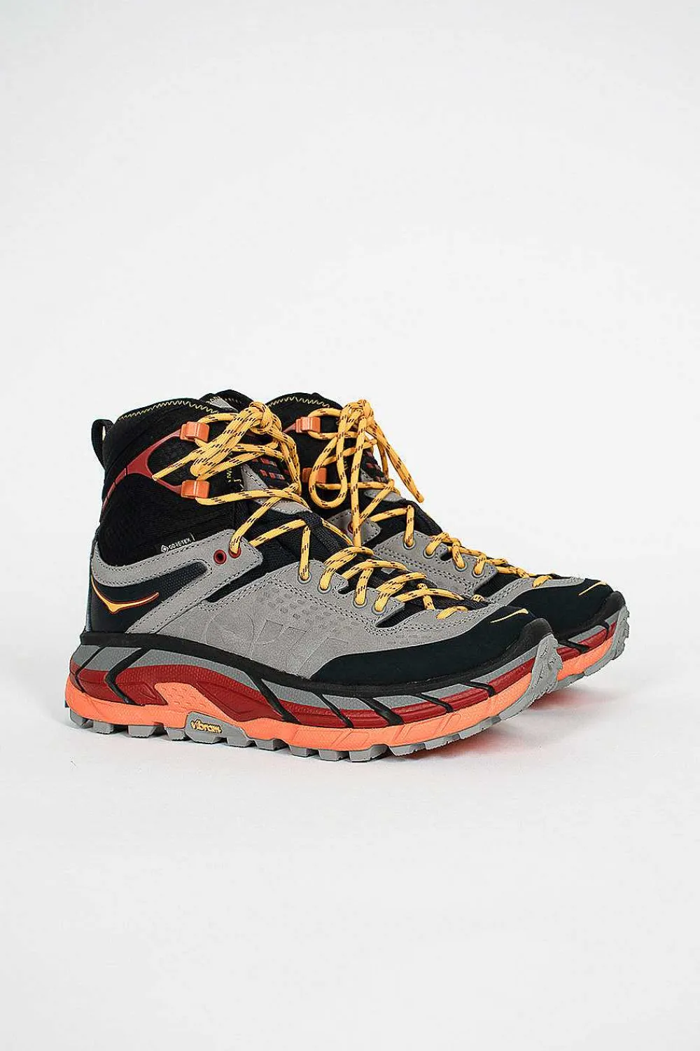 Hoka One One Tor Ultra Hi Black/Chili Pepper| Boots