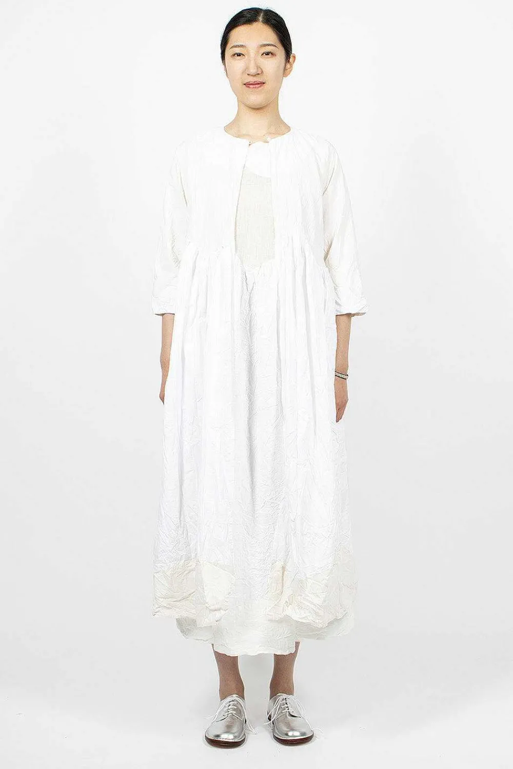 Daniela Gregis Torte Coat Optical/Raw White| Outerwear
