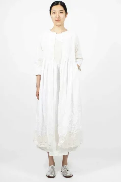 Daniela Gregis Torte Coat Optical/Raw White| Outerwear
