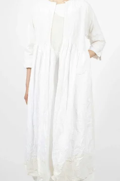 Daniela Gregis Torte Coat Optical/Raw White| Outerwear