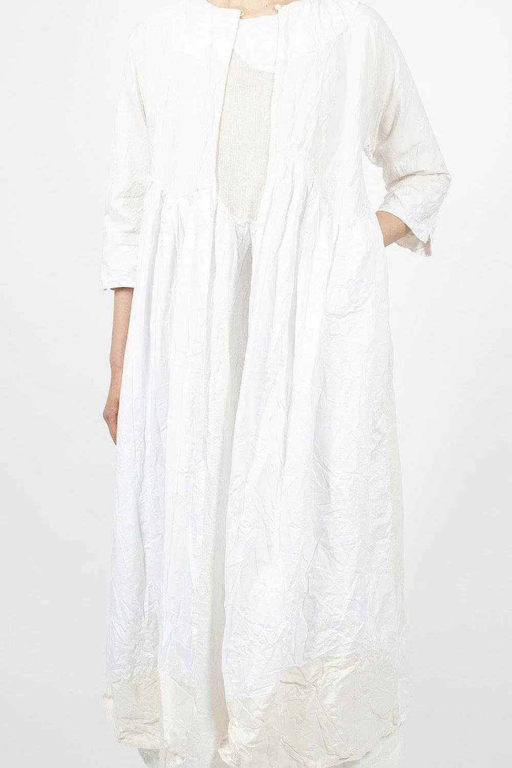 Daniela Gregis Torte Coat Optical/Raw White| Outerwear