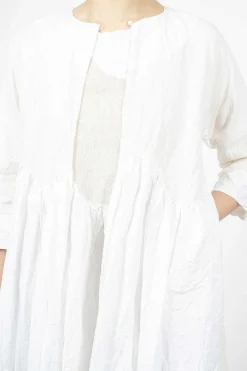 Daniela Gregis Torte Coat Optical/Raw White| Outerwear