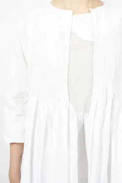 Daniela Gregis Torte Coat Optical/Raw White| Outerwear