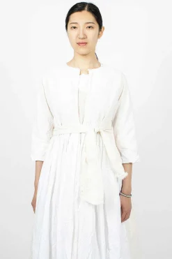 Daniela Gregis Torte Coat Optical/Raw White| Outerwear