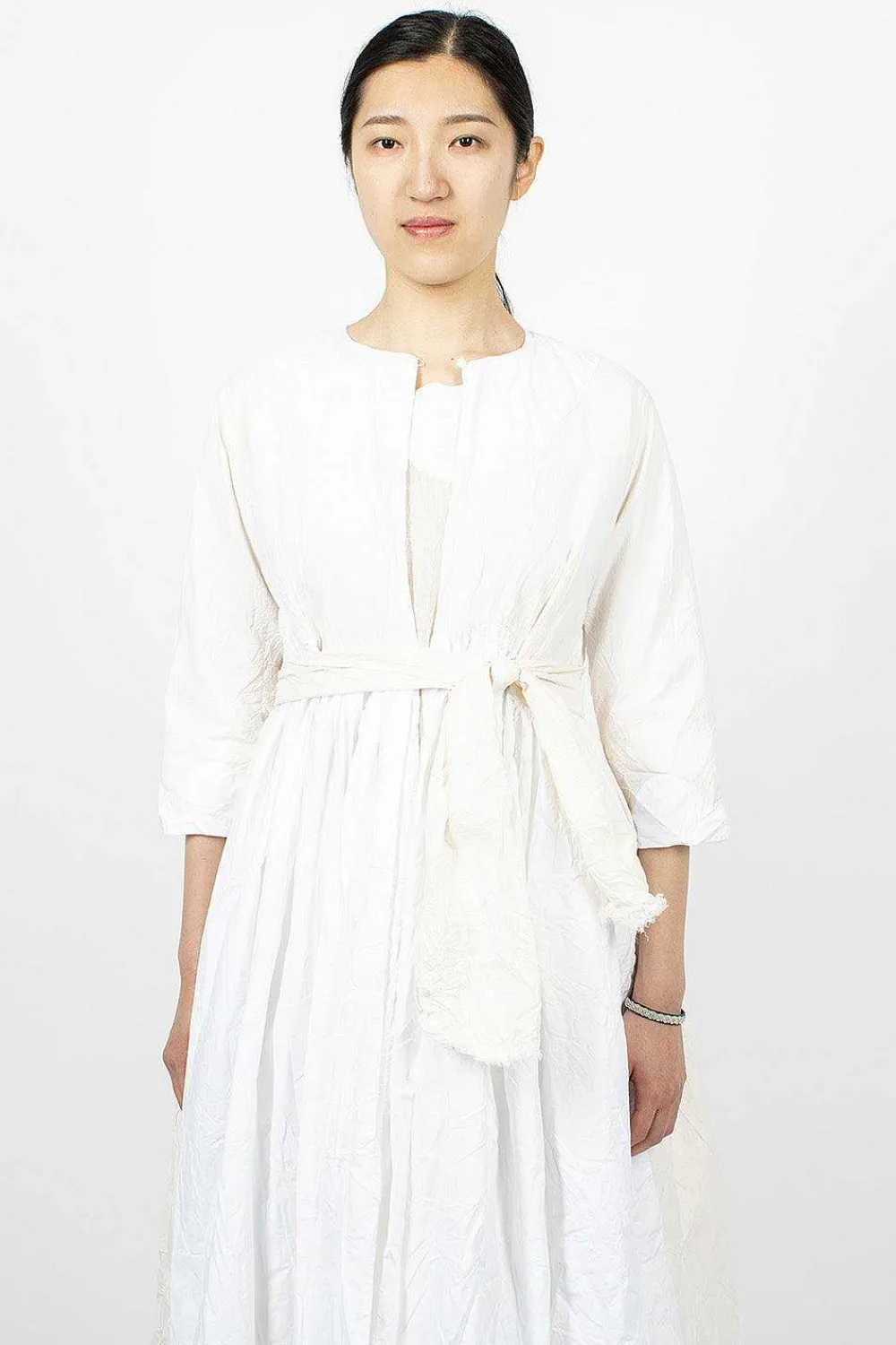 Daniela Gregis Torte Coat Optical/Raw White| Outerwear