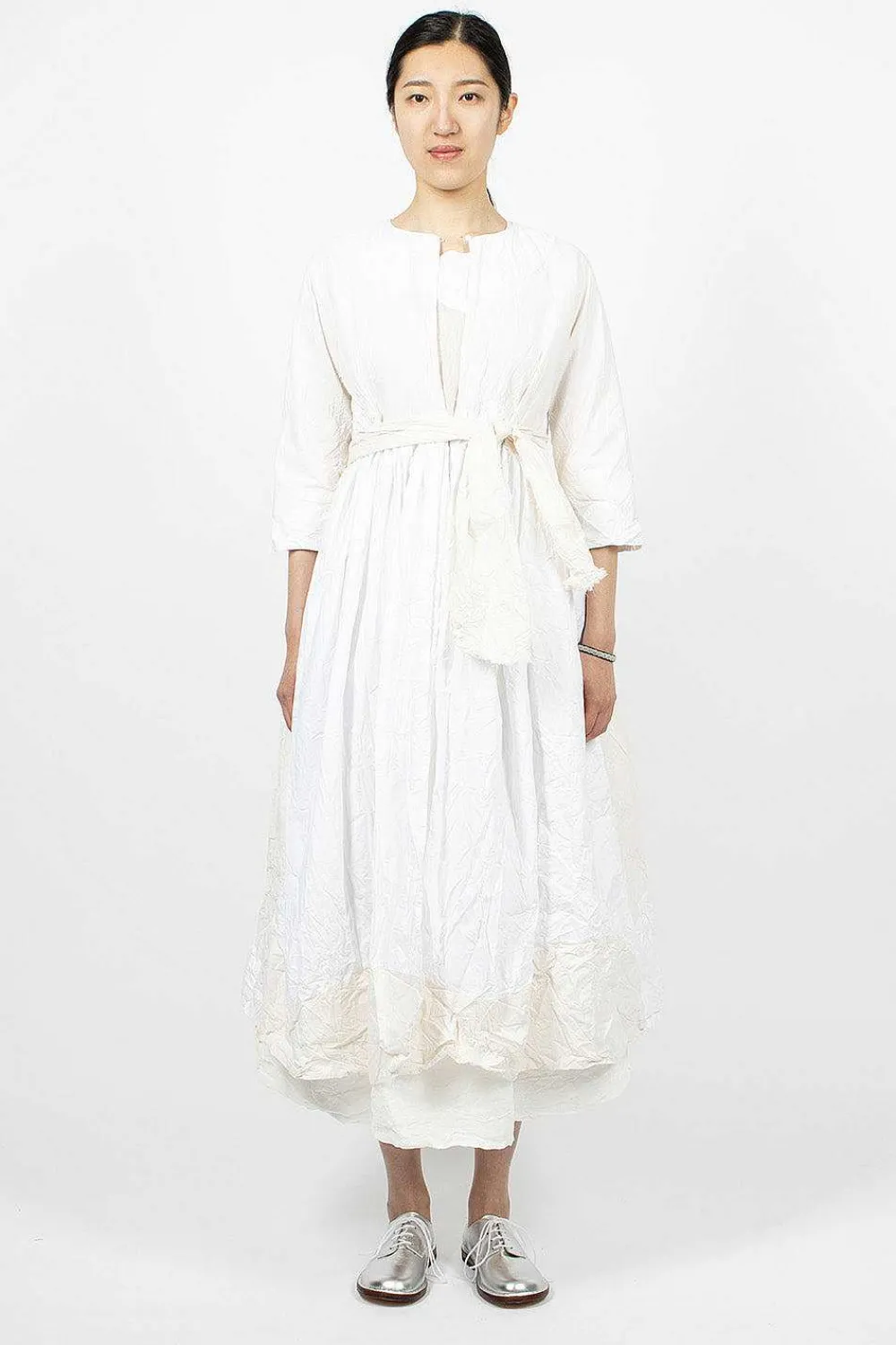 Daniela Gregis Torte Coat Optical/Raw White| Outerwear