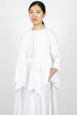 Daniela Gregis Torte Wave Jacket White| Outerwear