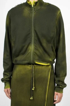 Acne Studios Track Jacket Acid Yellow| Outerwear