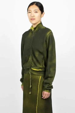 Acne Studios Track Jacket Acid Yellow| Outerwear