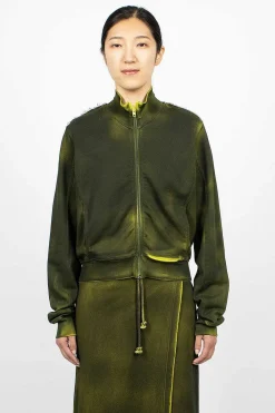 Acne Studios Track Jacket Acid Yellow| Outerwear