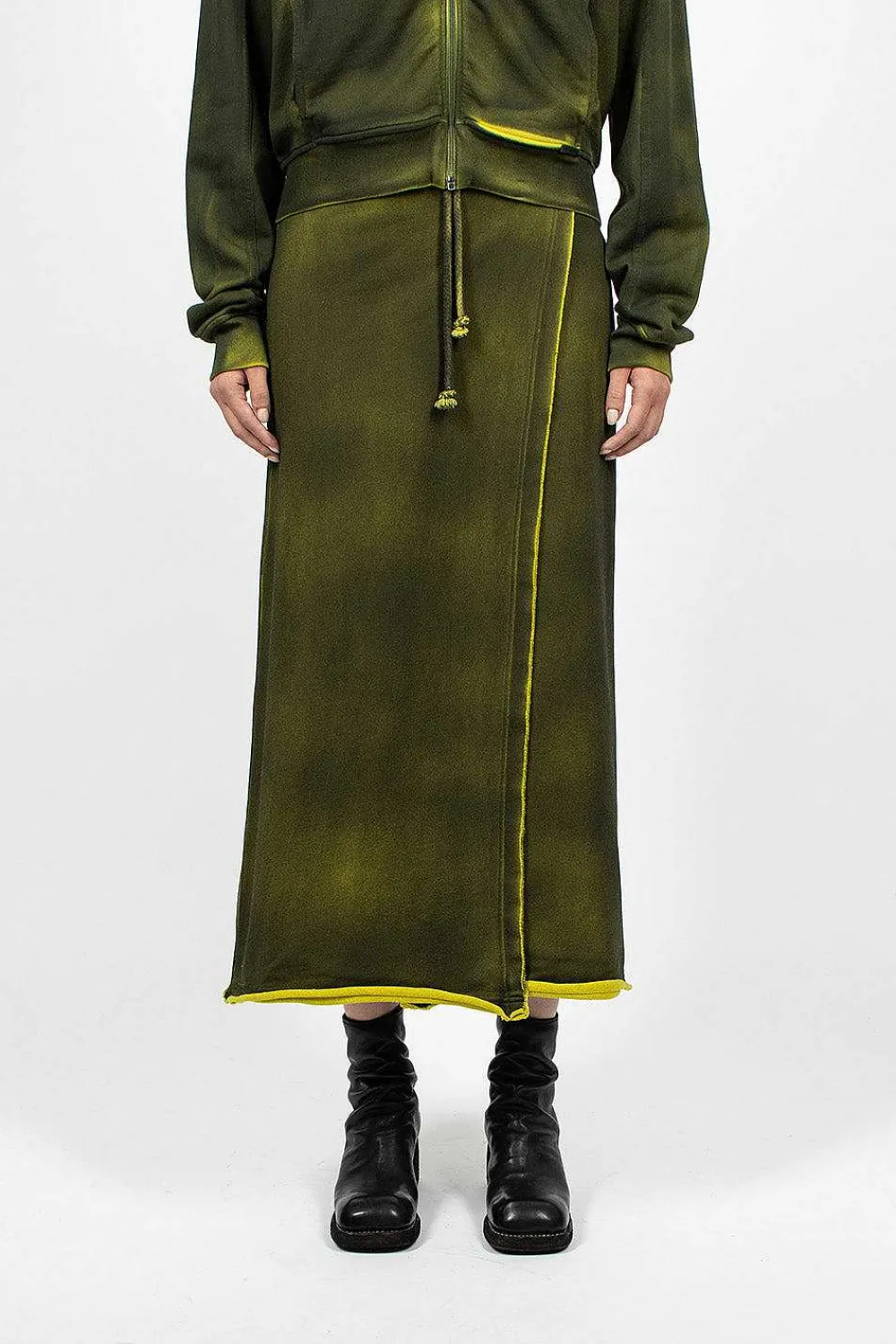 Acne Studios Track Skirt Acid Yellow| Skirts