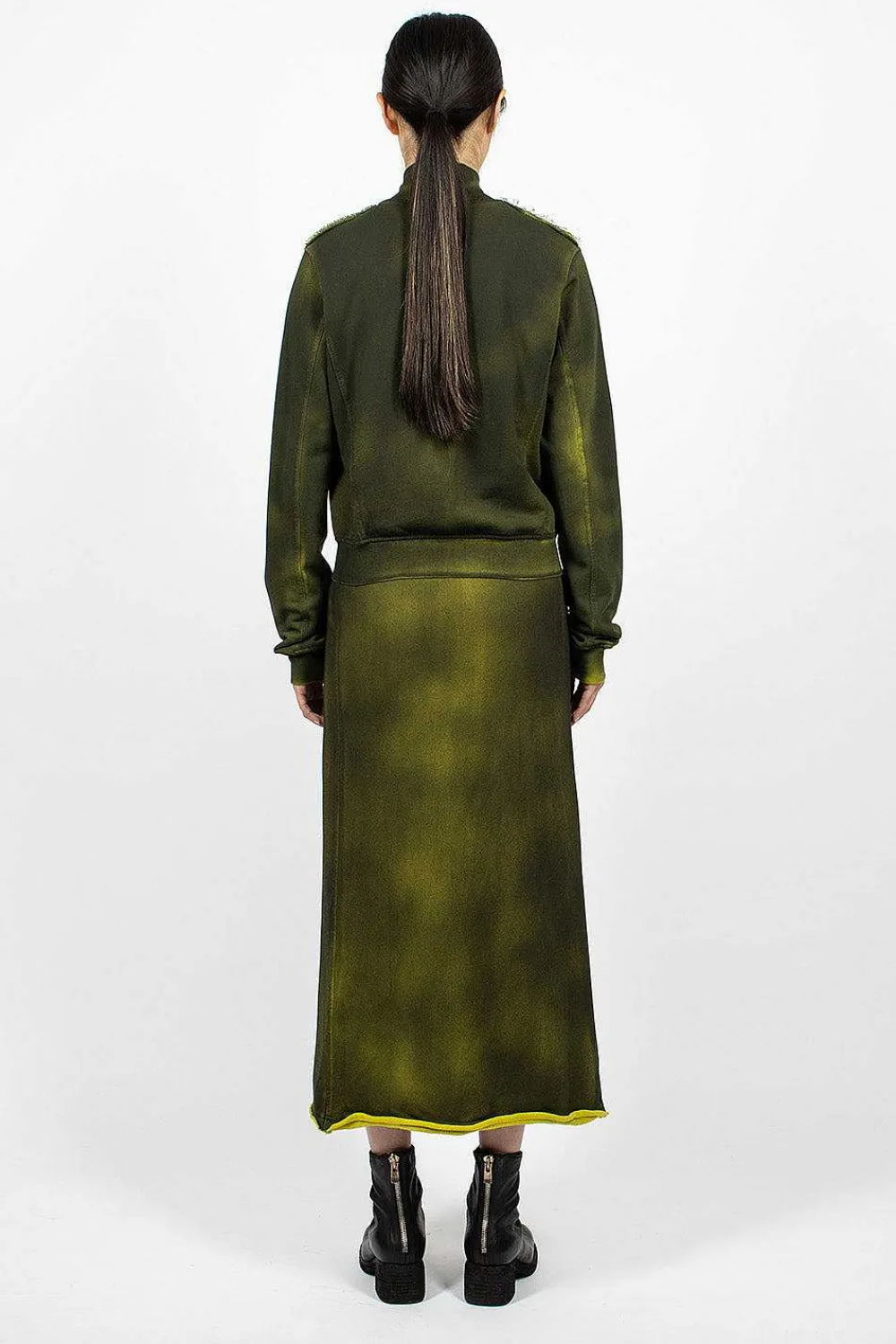 Acne Studios Track Skirt Acid Yellow| Skirts