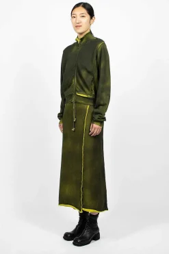 Acne Studios Track Skirt Acid Yellow| Skirts