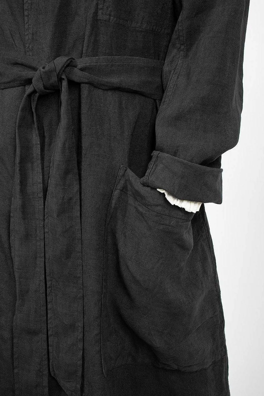 Chez Vidalenc Trench Coat Black| Outerwear