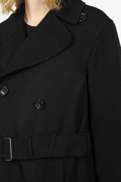 Comme Des Garçons Comme Des Garçons Trench Coat Black| Outerwear