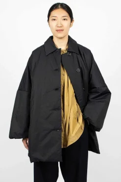 Casey Casey Triangle Coat Navy| Outerwear