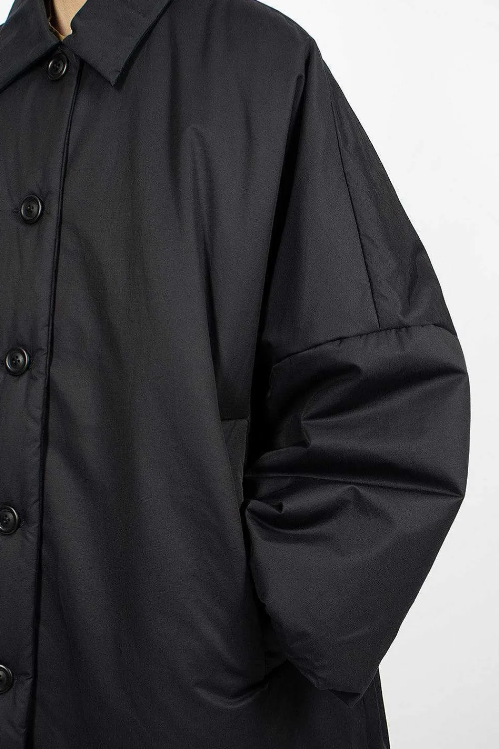 Casey Casey Triangle Coat Navy| Outerwear