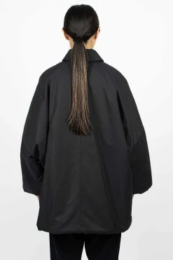 Casey Casey Triangle Coat Navy| Outerwear