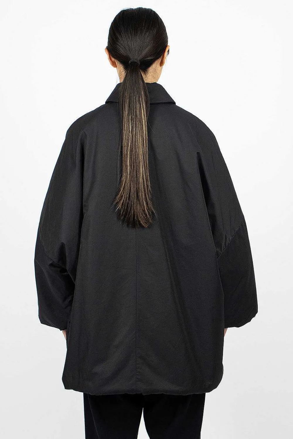 Casey Casey Triangle Coat Navy| Outerwear