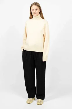 Acne Studios Turtleneck Sweater Cream Beige| Knitwear