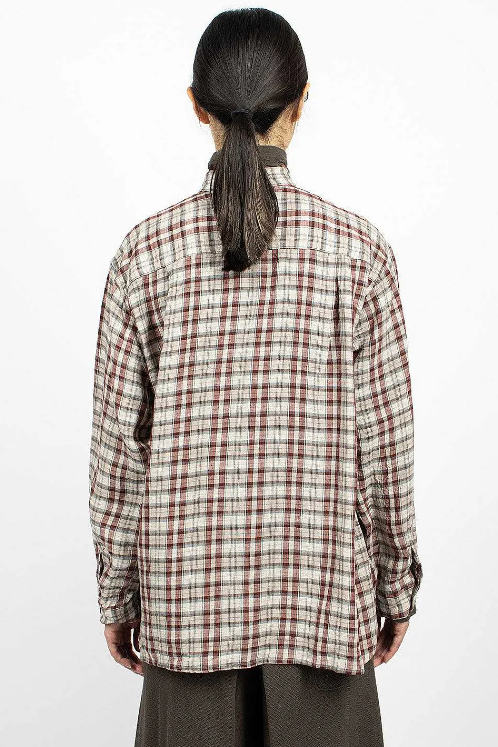 Vlas Blomme Two Ways Shirt Red Check| Shirts