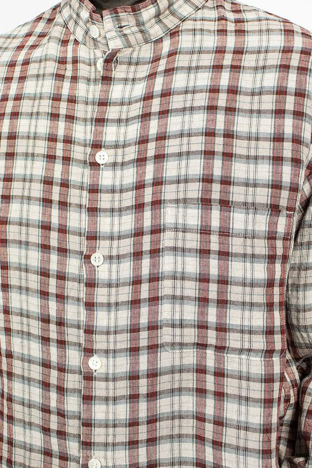 Vlas Blomme Two Ways Shirt Red Check| Shirts