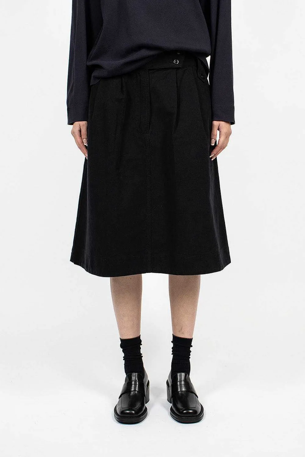 Margaret Howell Uniform Skirt Black| Skirts