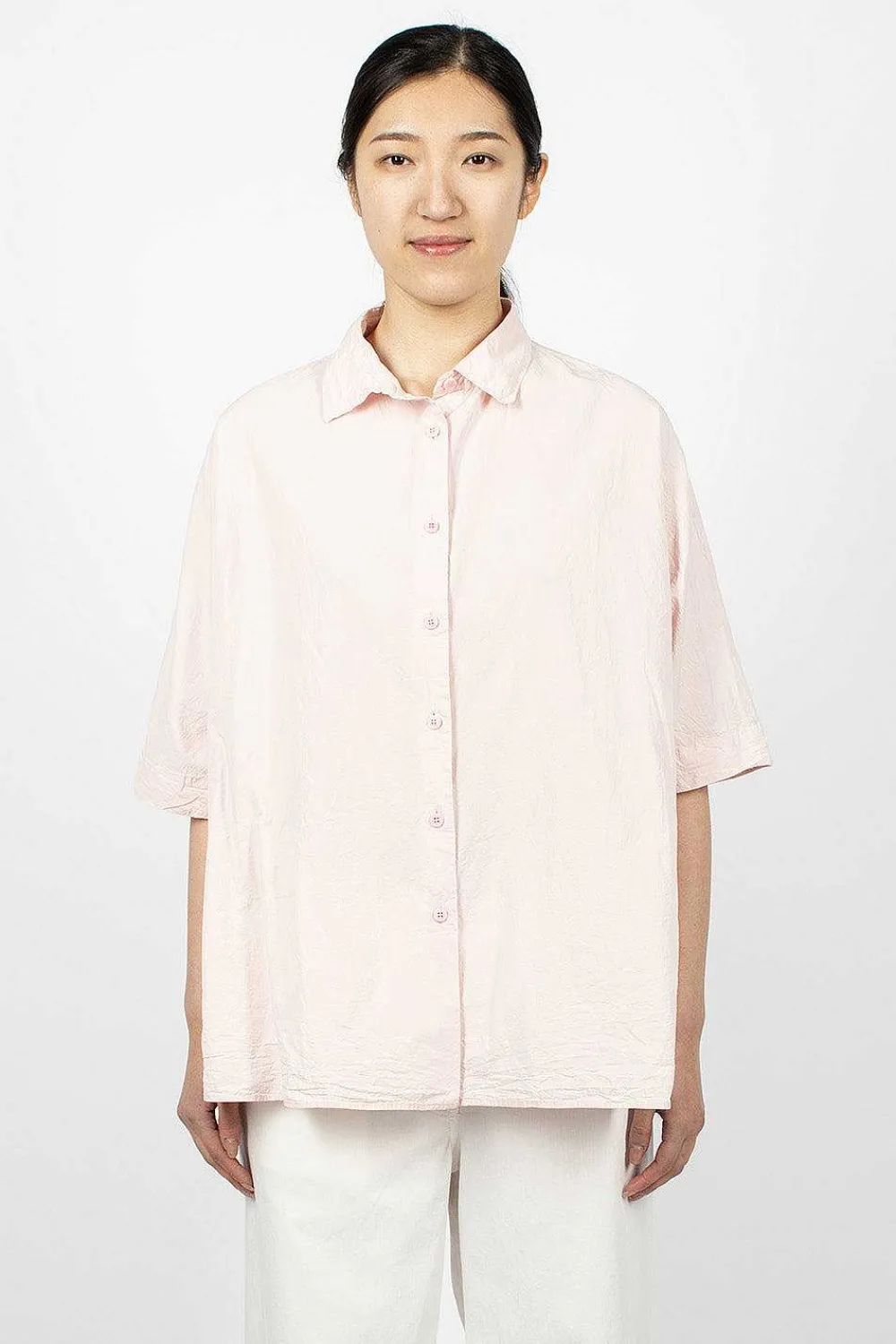 Casey Casey Waga S/Sleeve Shirt Pink| Shirts
