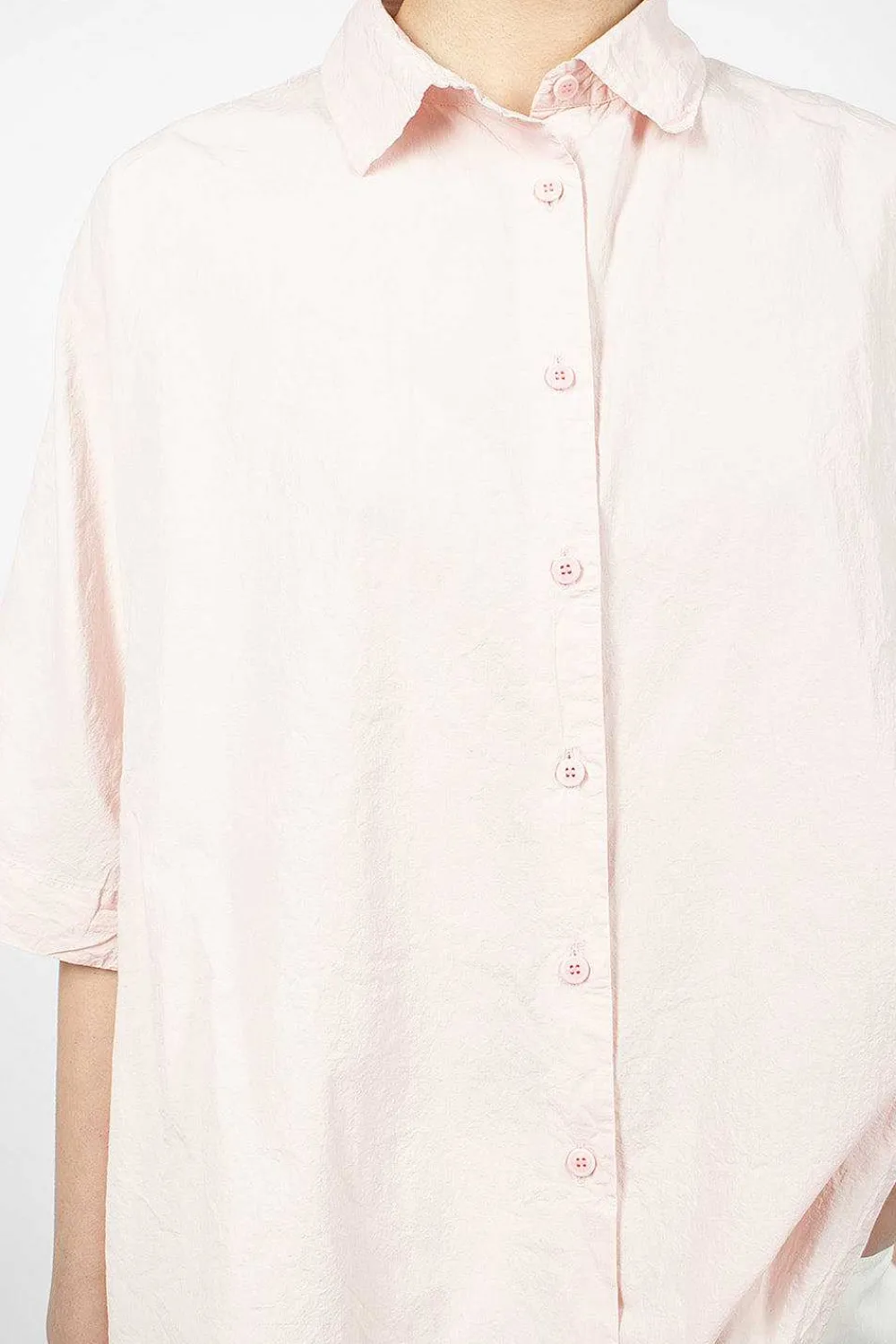 Casey Casey Waga S/Sleeve Shirt Pink| Shirts