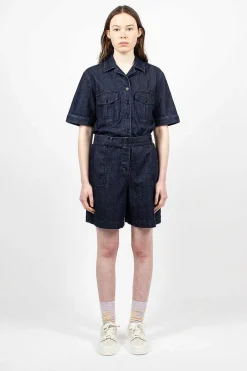 YMC Wanderer Playsuit Indigo| Trousers