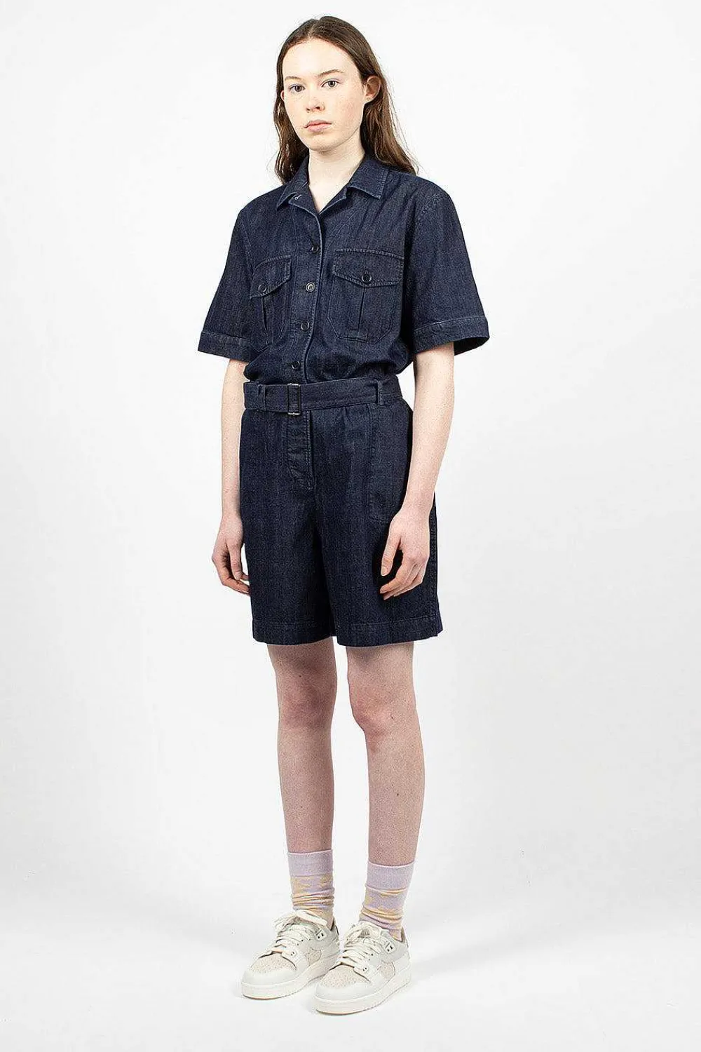 YMC Wanderer Playsuit Indigo| Trousers
