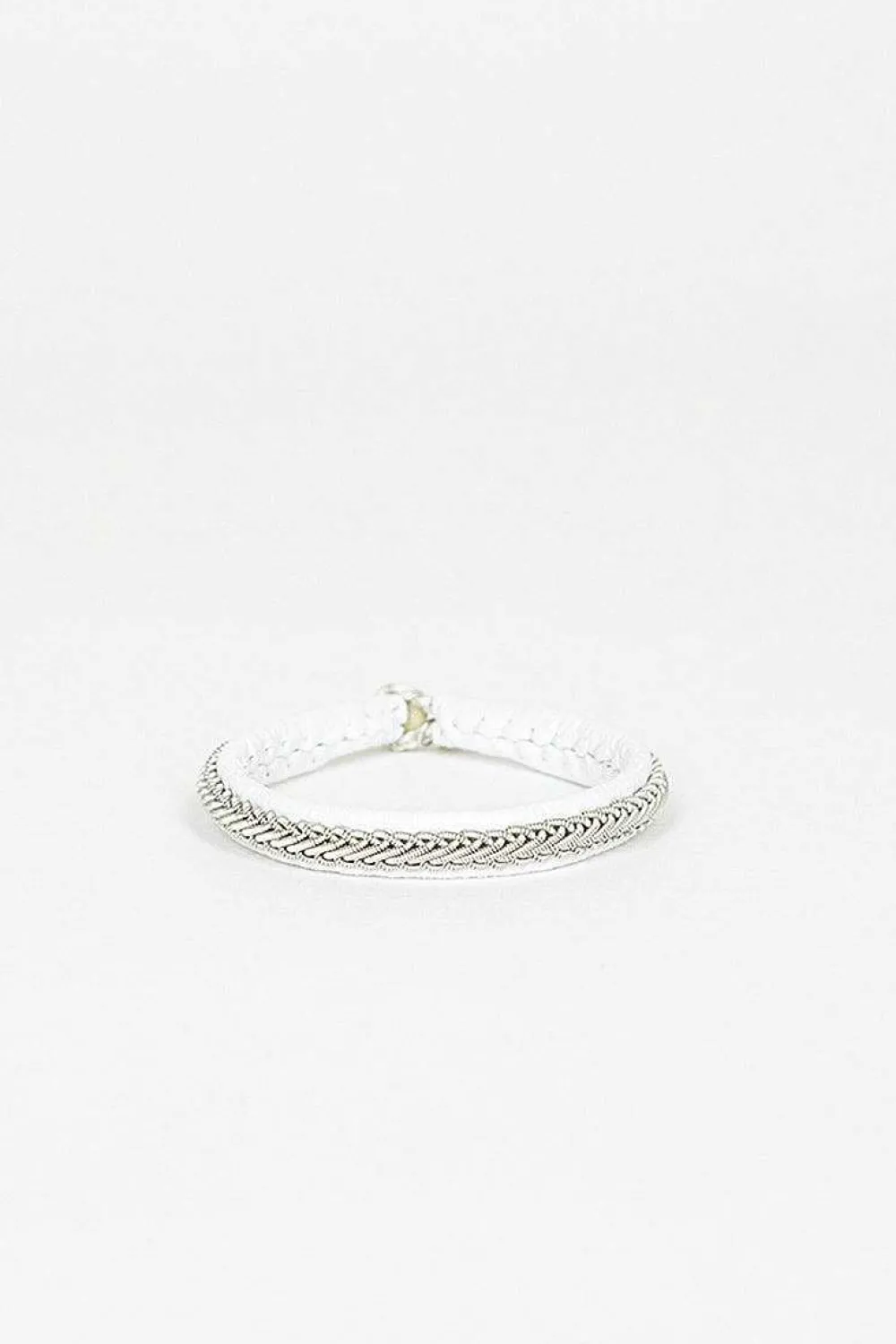 Maria Rudman White Hide A Bracelet 2| Bracelets