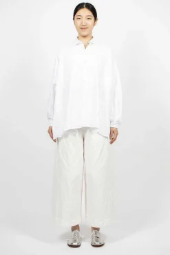 Daniela Gregis Wide Shirt White| Tops